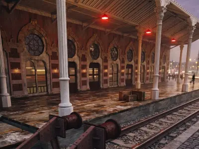 Sirkeci Tren istasyonu 3D model