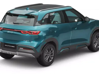 2026 BYD Atto 2 DM-i with Interior 3D model