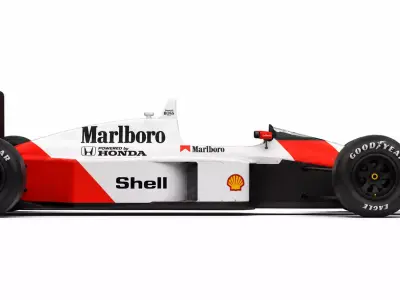 McLaren MP44 Formula One STL Printable Racing Car Model 3D print model