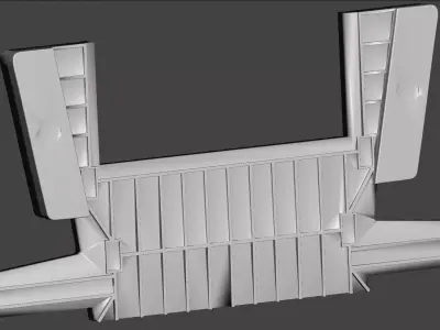 STAR DESTROYER BRIDGE GREEBLIE 3D model