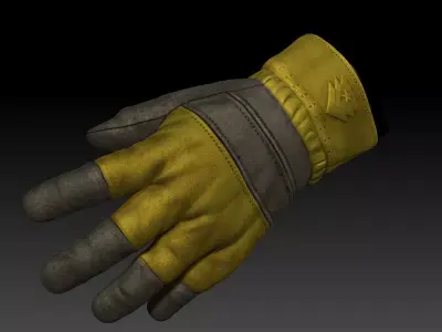 Worker Glove Free 3D model