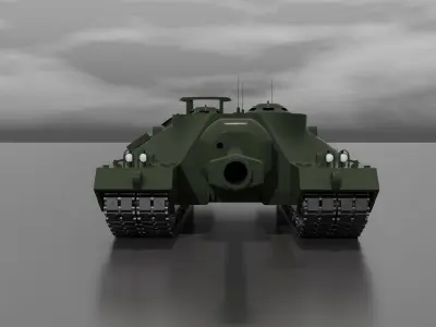 T28 Super-Heavy Tank 3D model