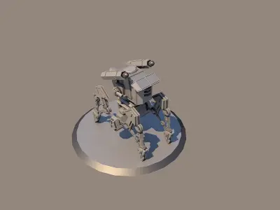First Order Heavy Scout 3D model