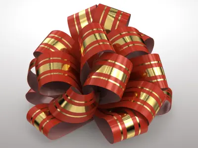 Collection Gift Bow 3in1 3D model