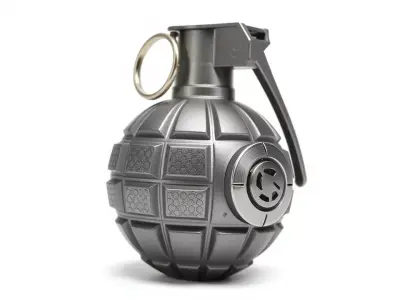 Realistic Grenade Model Pack featuring Detailed Textures Low-poly 3D model