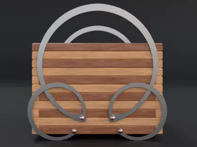 Industrial container 3D model