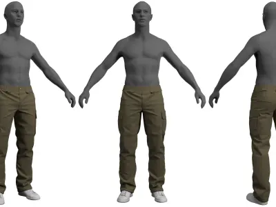 Pentagon Ranger 2 Tactical Pants -  Marvelous Designer 3D model