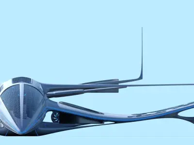 Future Airliner 3D 3D model