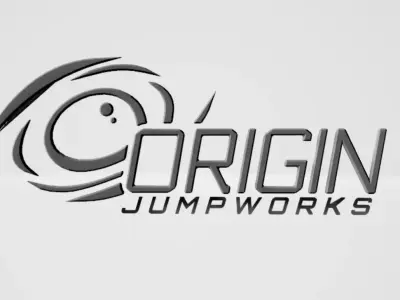 Origin Jumpworks Logo Free 3D model