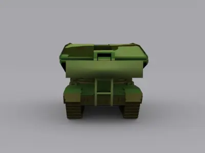 M60  Armoured  Vehicle Low-poly 3D model