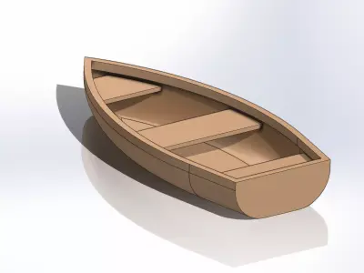Printable Boat 3D print model