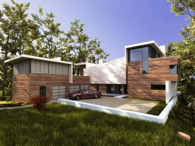 Photorealistic House And Commercial Collection 3D model