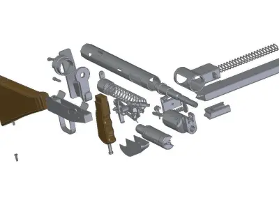 STEN MkV 3D model