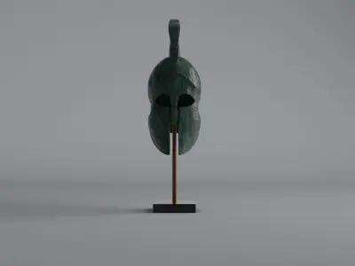 Ancient Greek Helmet Low-poly 3D model purchase