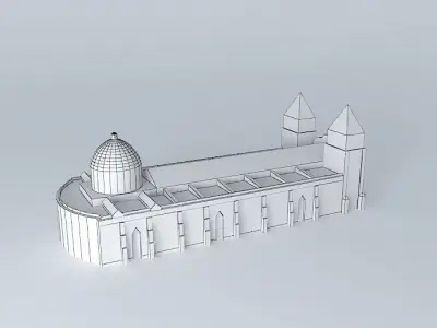 Cathedral Santiago Apostol  Santiago  Rep. Dominican Free 3D model