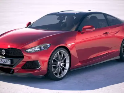 High End Luxury Sports Car  Jaguar F Type Edition 3D model