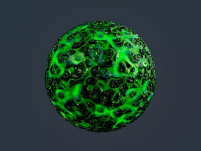 Sci-fi Alien Creature Environment Seamless PBR Texture 13 Texture