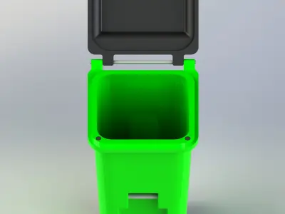 Trash Can 3D model shop