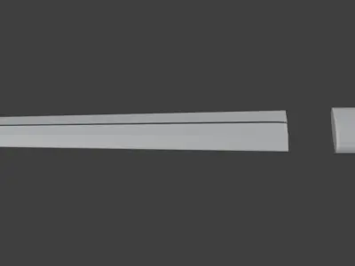 Handcrafted Realistic Greatsword Replica - 3D Model Low-poly 3D model