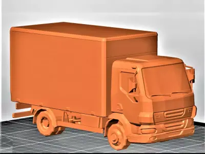 airport truck 3D print model