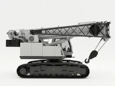 Military M151 Utility Truck Low-poly 3D model