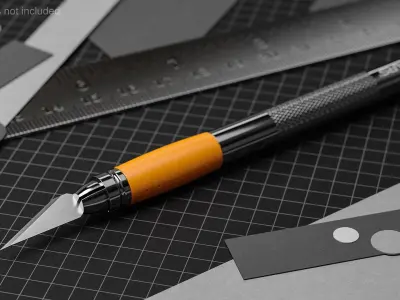Fiskars Craft Knife 3D model