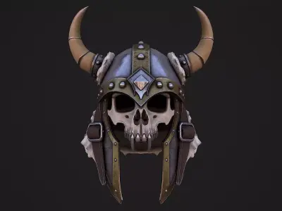 Fantasy Helmet 3D model Low-poly 3D model