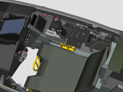 F-16 Block 50 3D model purchase