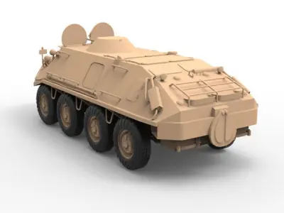 BTR 60PB Russian 3D model