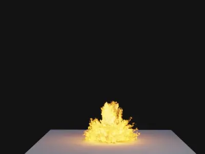 Volumetric Explosion Asset Pack - 5 Simulations 3D model
