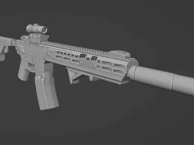 M13 Rifle Free 3D model