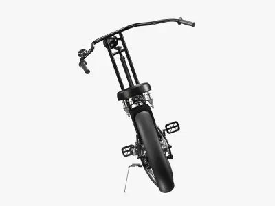 Vintage bicycle stylized 02 3D model