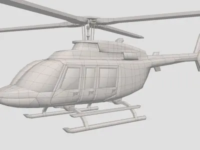 Helicopter 3D model 14