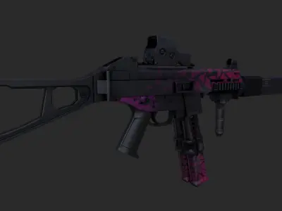 HK UMP Low-poly 3D model