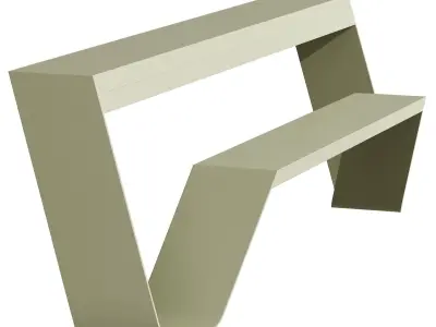 Extremis HOPPER BENCH Bench 3D model