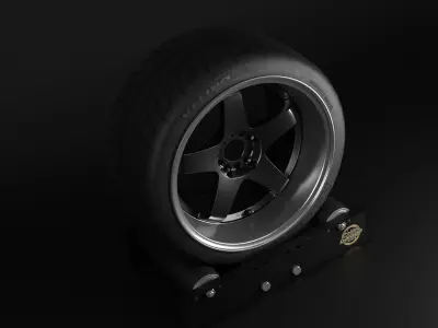 ROTA P45R3 Low-poly 3D model