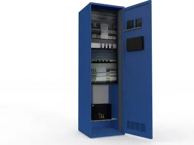 Electric Control Panel 3D model get