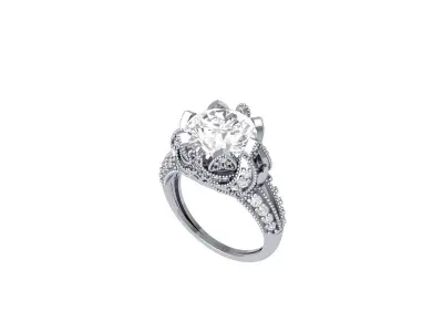 Wedding Ring 3D print model 103