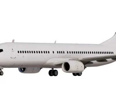 Boeing 737-800 Template 3D model