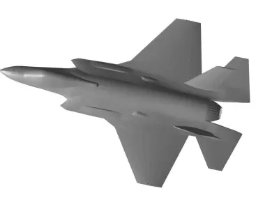 F-35 jet fighter bomber 3D model