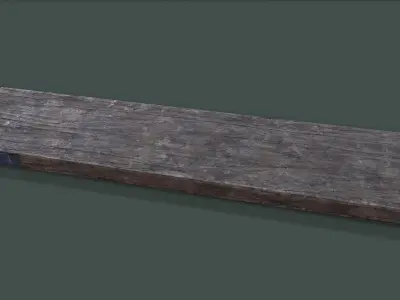 Scaffolding Board Low-poly 3D model