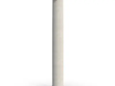 Ionic Column Greco Roman 3D model