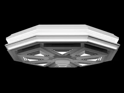 Sci-Fi Spaceship  Low-poly 3D model purchase