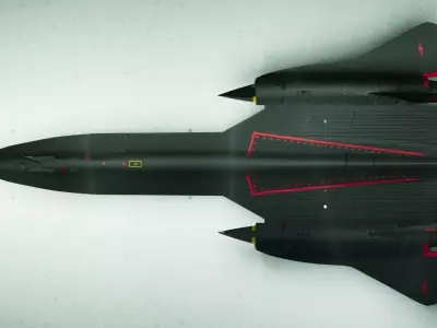 Lockheed SR-71 BlackBird 3D model buy