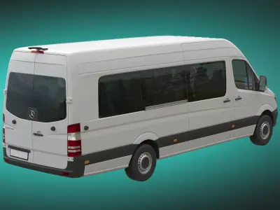 Mercedes-Benz Sprinter 2015 MiniBus L4H2 3D model