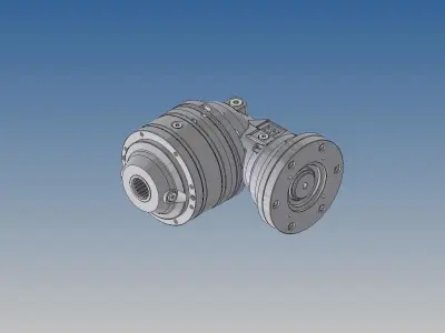 Planetary reduction gear Reggiana RA110D FS 35 3D model