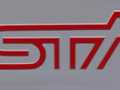 Subaru Logo Set 3D model