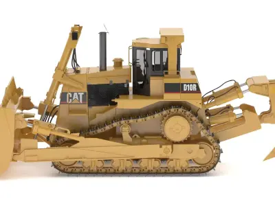 Large Dozers D10 3D model