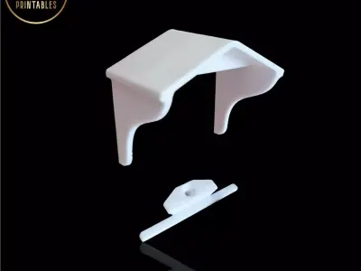 Doorbell Weather Hood 2 Part STL System Multi Model Compatible 3D print model