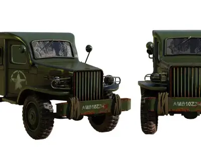 Dodge WC-54  3D model